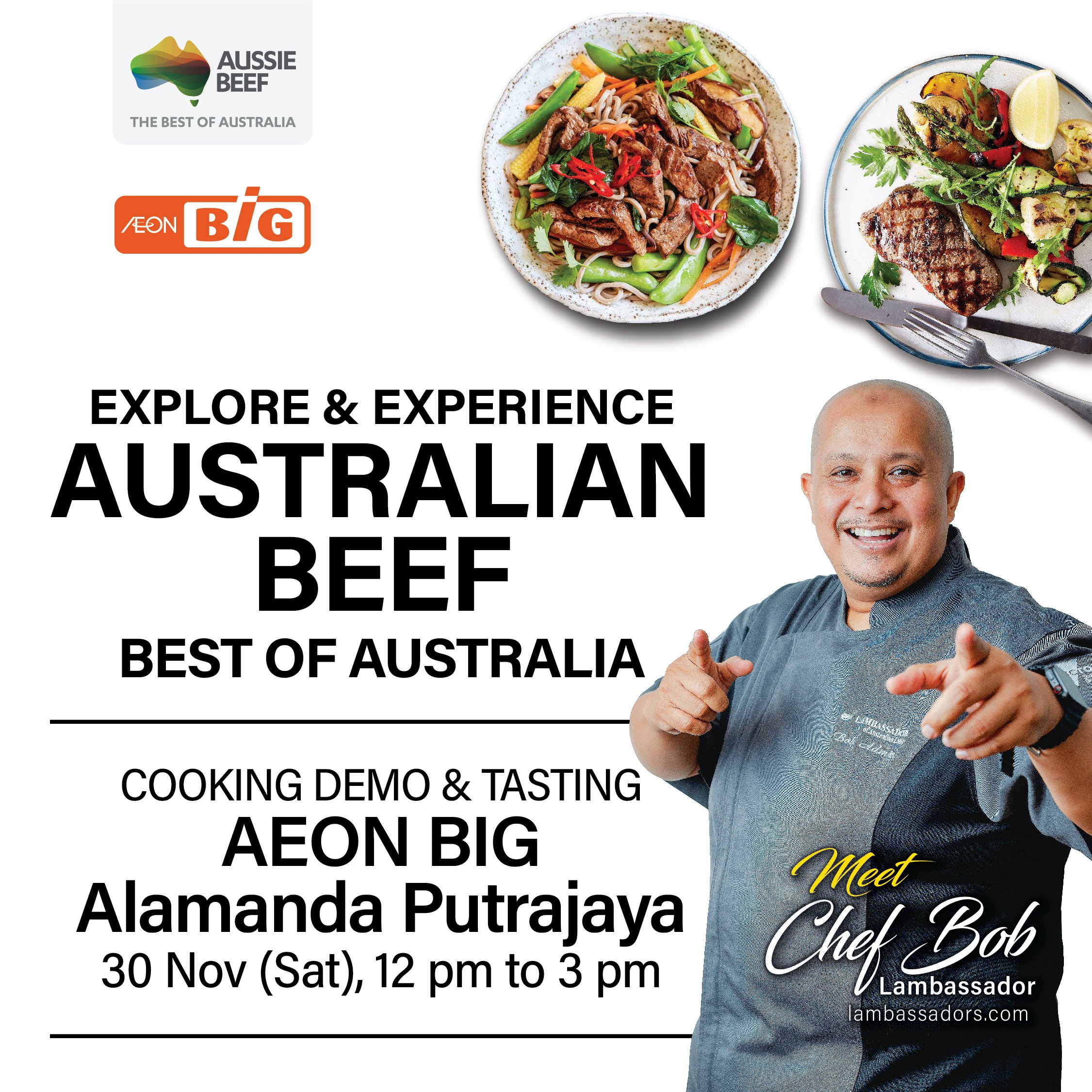 Best of Australia: Cooking Demo and Tasting - AEON BIG Alamanda Putrajaya